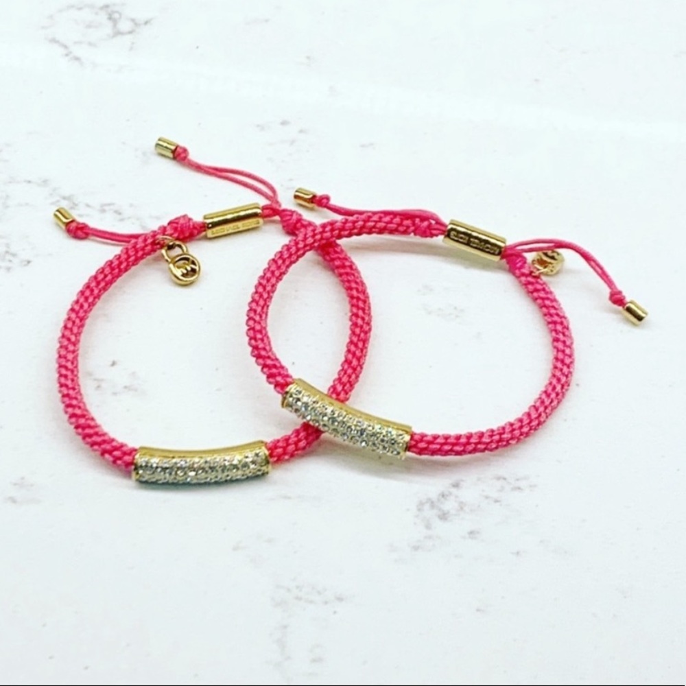 Michael Kors Crystal Macrame Friendship Bracelet - Picture 3 of 10